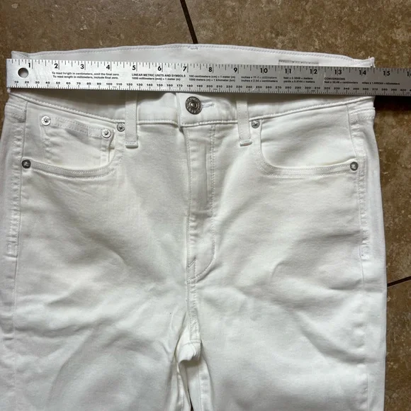 NWOT AYR The Pop In Salt Water Straight Ankle Jeans Size 30 - Picture 10 of 13